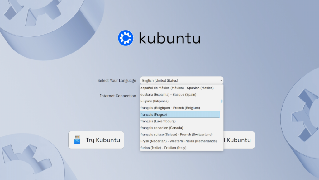 Installer Linux (Kubuntu)
